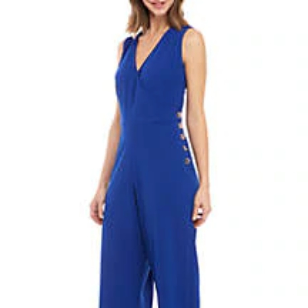 Emma and Michelle Royal Blue Jumpsuit